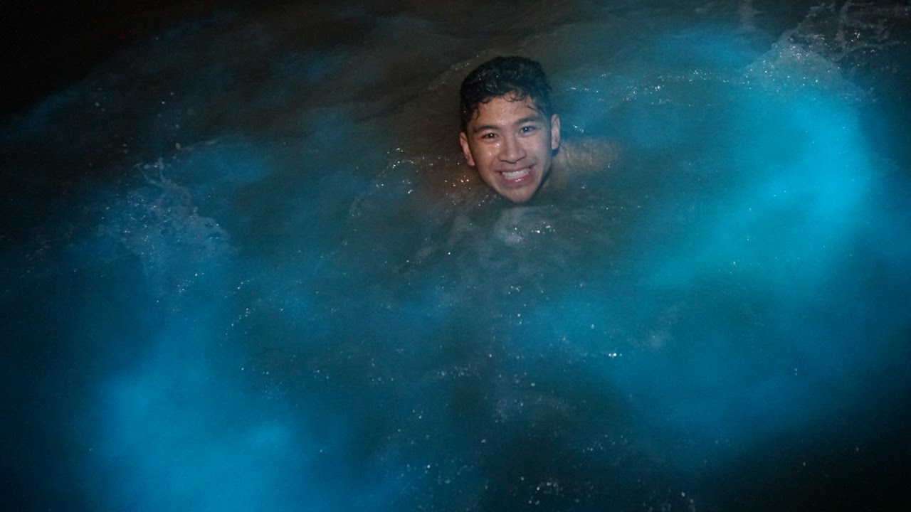 glistening water